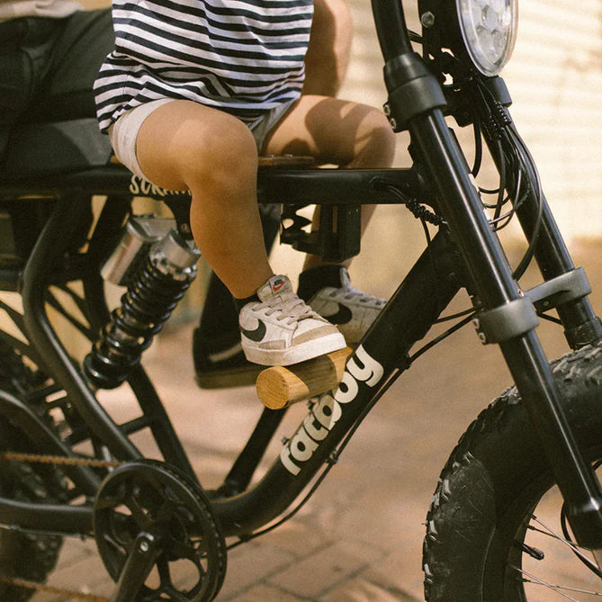 FATBOY WOODEN FOOT PEGS