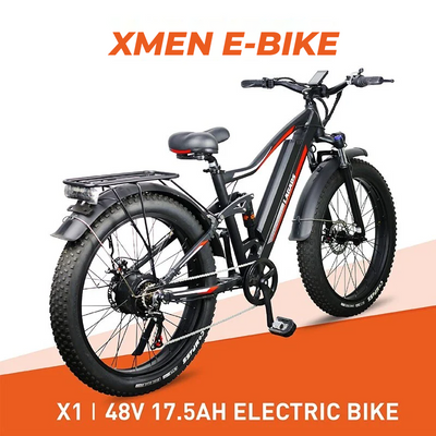 XMen eBike 48V750W 17.5Ah Battery 6 Months Free Service