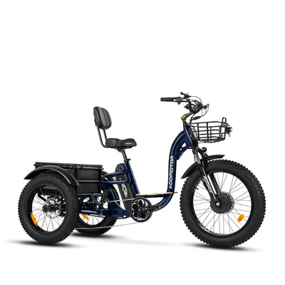 Addmotor Grandtan X Full Dual Suspension Electric Trike FREE Front Rack+Mirrors+Rear Bag 6 Months Free Service