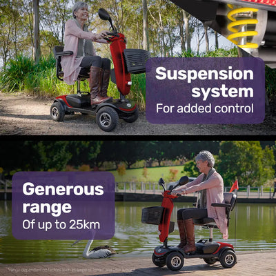 Veloz Koala Kart Electric Mobility Scooter Foldable and Compact For Elderly