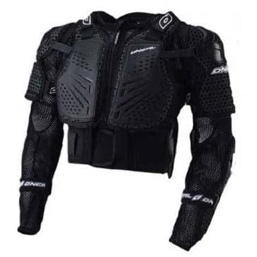 Body Armour Adult Oneal 2022 Underdog II Black - EOzzie Electric Vehicles