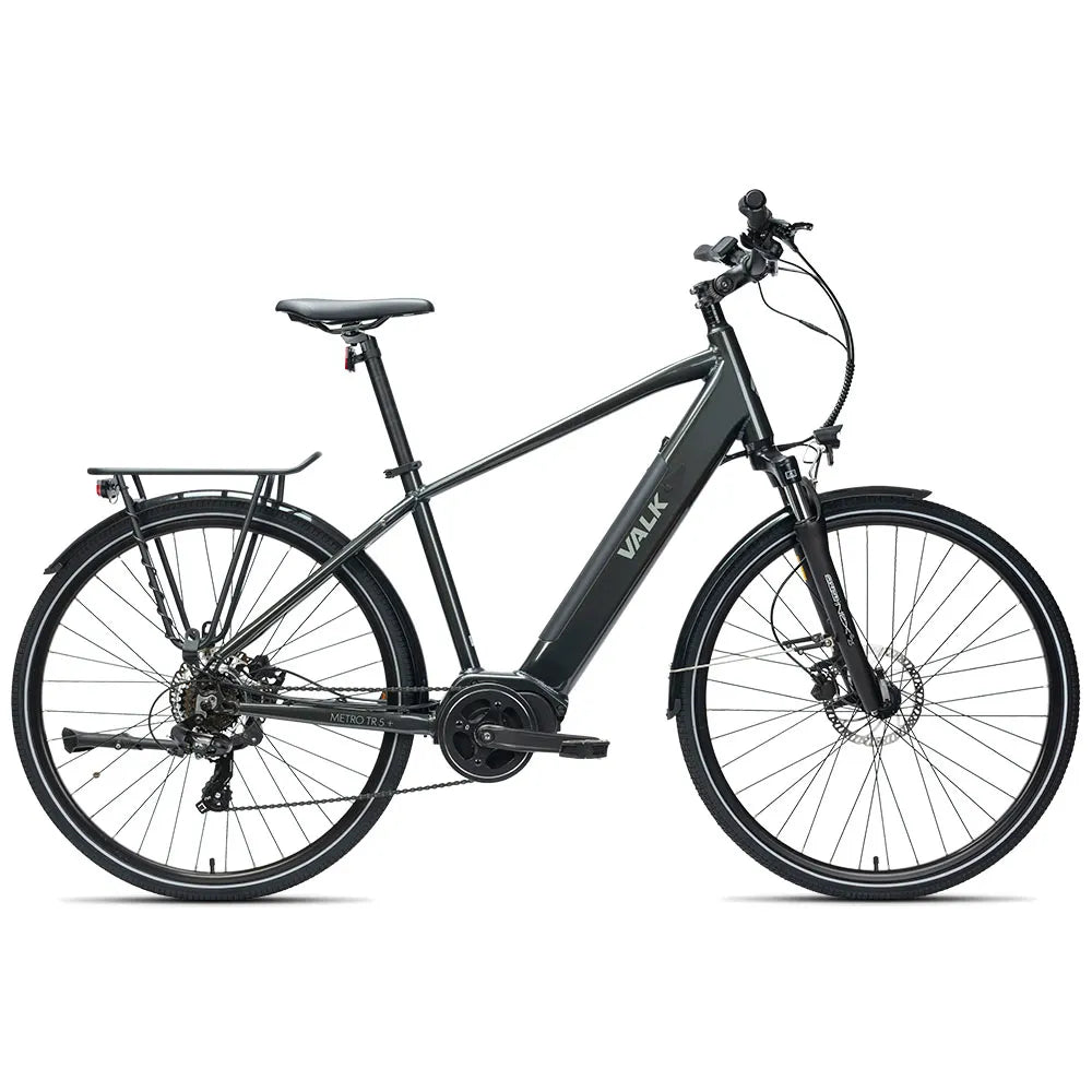 VALK Metro TR 5 + Electric Hybrid Bike Mid-Drive 6 Month Free Service