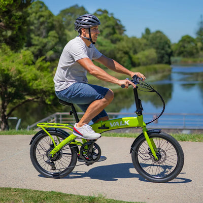 VALK Shuttle 5 Electric Folding Bike 20" Tyres, Shimano 7-Speed 6 Months Free Service