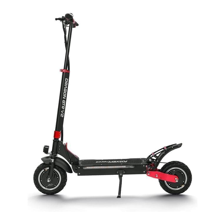 DRAGON GTR V2 ELECTRIC SCOOTER HIGH PERFORMANCE DUAL MOTOR 6 MONTHS FREE SERVICE - EOzzie Electric Vehicles