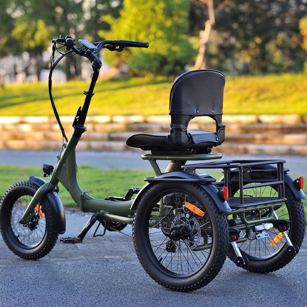 Karda Skink eTrike with Reverse  Low-Step Wide Seat  6 Months Free Service