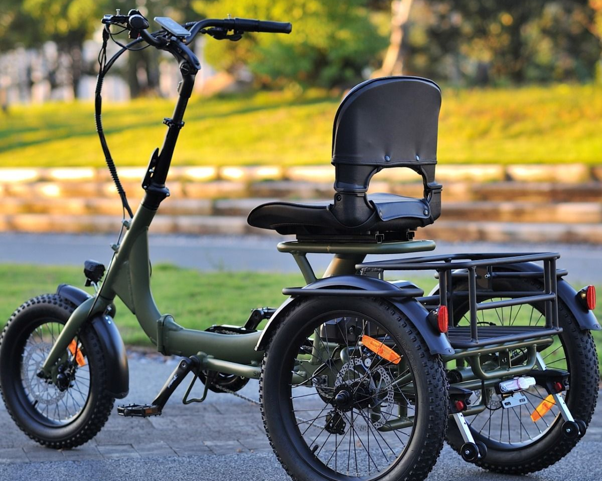 Karda Skink eTrike with Reverse  Low-Step Wide Seat  6 Months Free Service