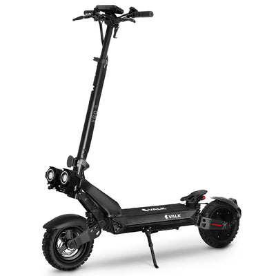 VALK Ego 8 Electric Scooter, 45km/h Max, AU Compliant, 48V 13Ah, Up to 55km Range, eScooter for Adults, Foldable, Off Road, Black