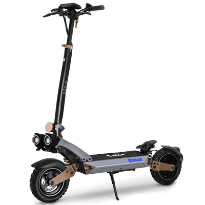 VALK Ego 8 Electric Scooter, Powerful, AU Compliant, 48V 13Ah, 55km Max Range, eScooter for Adults, Foldable, Off Road, Black/Bronze