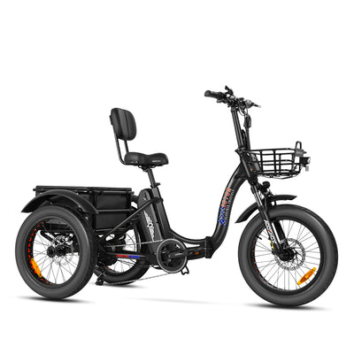 Addmotor Triketan M-330F Folding Electric Trike FREE Front Rack+Mirrors+Rear Bag 6 Months Free Service