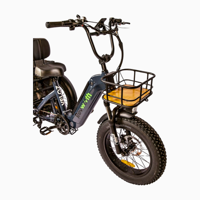 Veloz Revwith Electric Trike Bike Model 2024 with reverse 120 Km Autonomy Samsung Battery 150+ Kilos weight load 6 Months Free Service