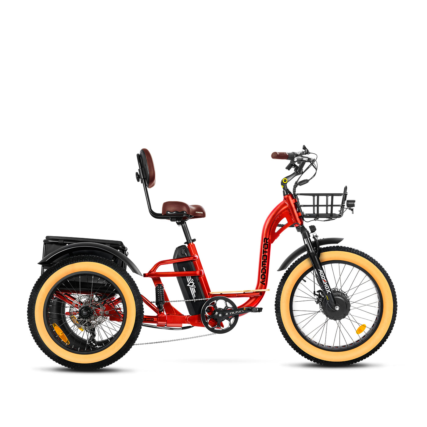 Addmotor Grandtan X Full Dual Suspension Electric Trike FREE Front Rack+Mirrors+Rear Bag 6 Months Free Service