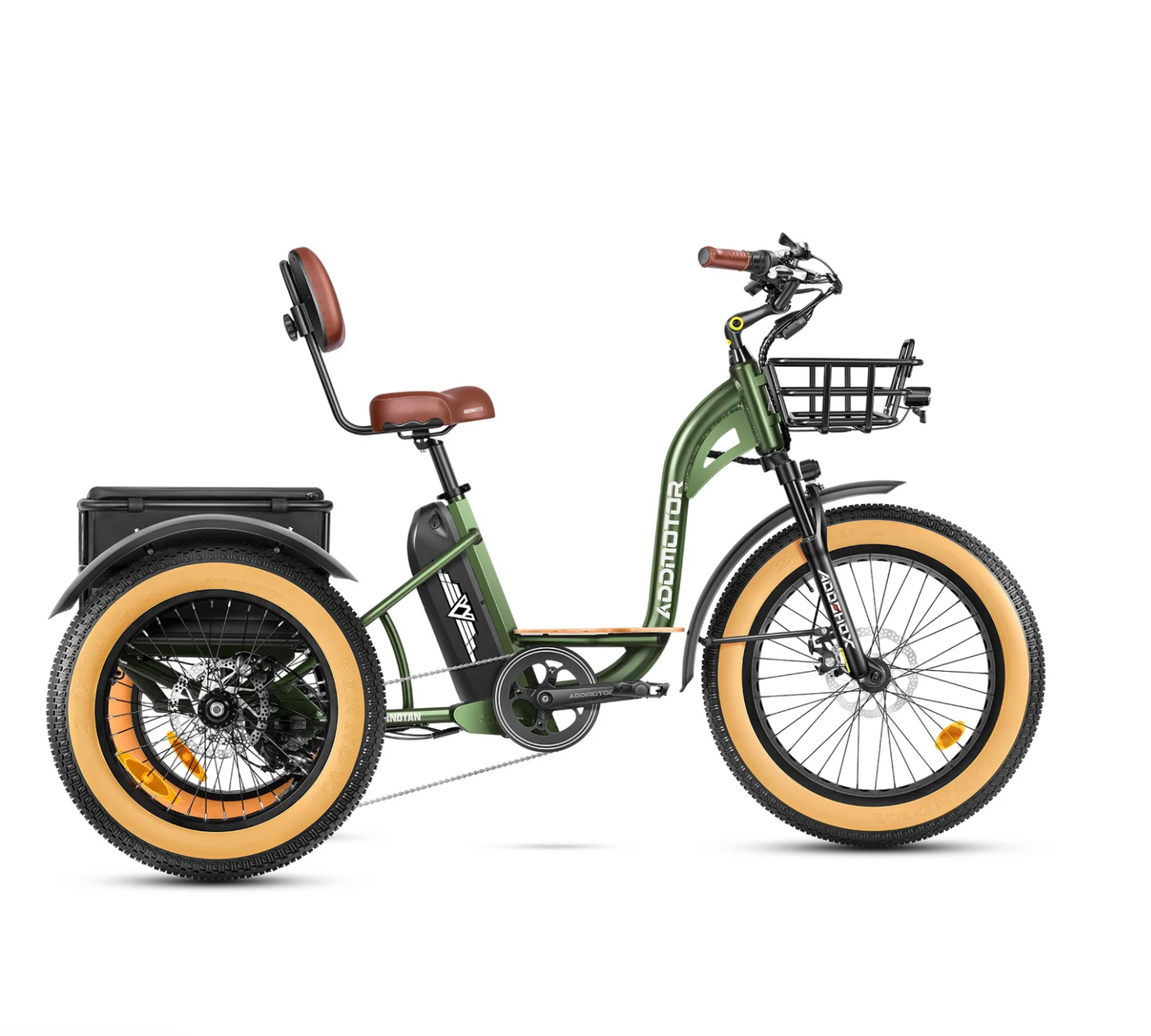 Addmotor Grandtan II Fat Tyre Electric Trike FREE Front Rack+Mirrors+Rear Bag 6 Months Free Service
