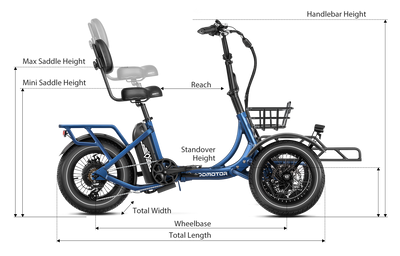 Addmotor Golf Cargo Electric Trike 6 Months Free Service