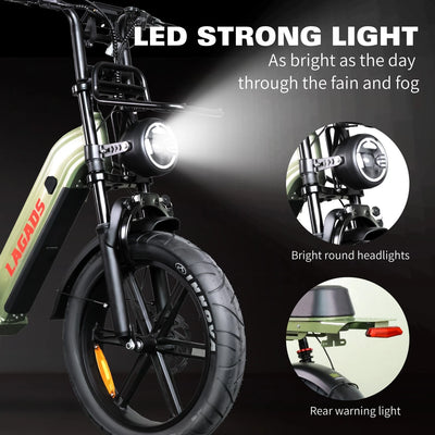 MotoMoto Ebike Fat Tyre Best Commuter eBike 48V 18.2AH 6 Months Free Service