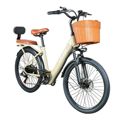 LGD Bella Electric Bike 750W12.5Ah City Ebike Basket and rear seat included 6 Months Free Service