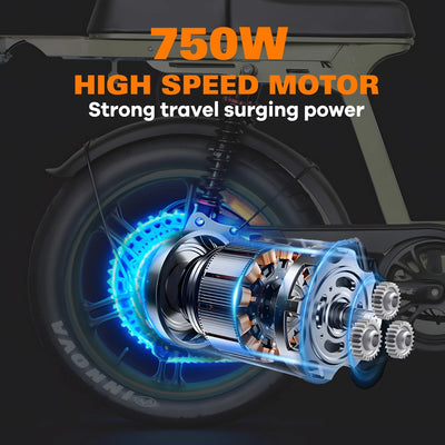 MotoMoto Ebike Fat Tyre Best Commuter eBike 48V 18.2AH 6 Months Free Service