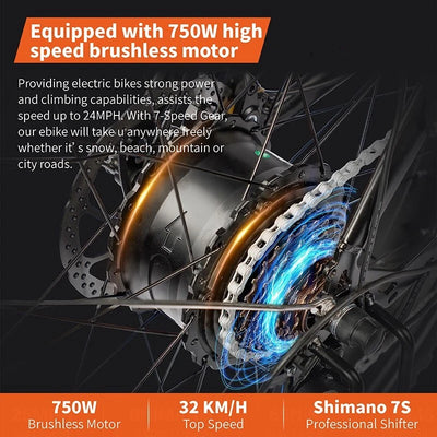 Lagads XMen X1 eBike 48V750W 17.5Ah Battery 6 Months Free Service