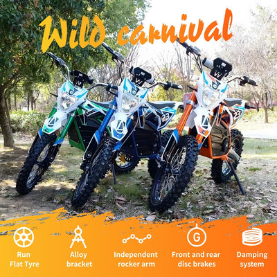 Bucephalus Mini Off Road eBike 2000W Max 55KM/H 14inch 6 Months Free Service