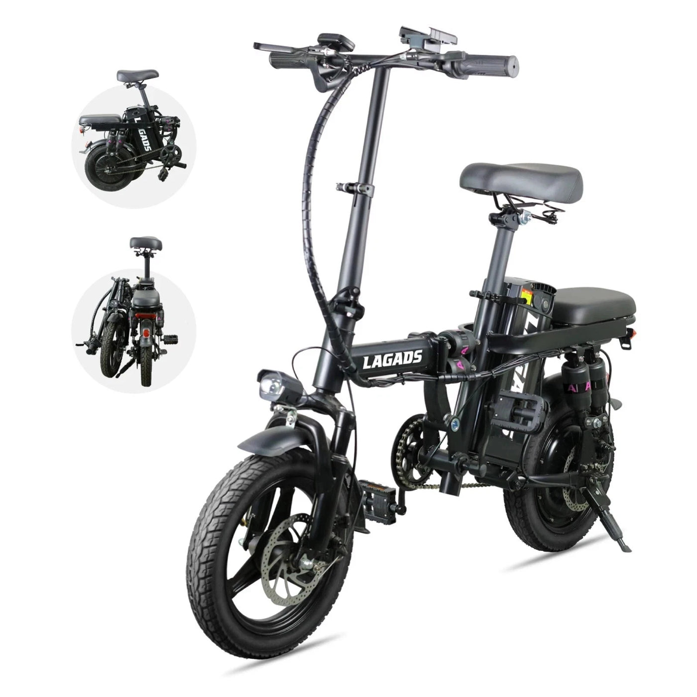 Kong Super Compact eBike 48V 12.5AH 500W Max Speed 50KM/H Folding 6 Months Free Service