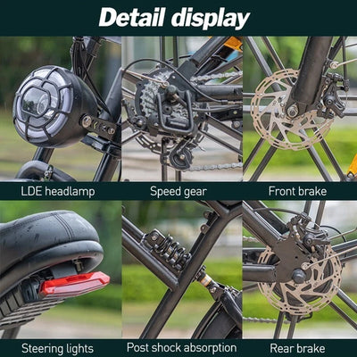 Lagads Falcon H9 eBike Hydraulic Brake 48V 15Ah Battery 6 Months Free Service