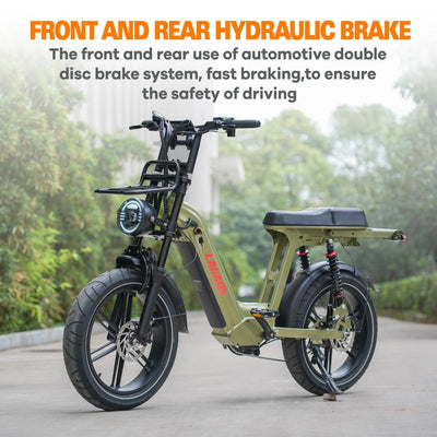 MotoMoto Ebike Fat Tyre Best Commuter eBike 48V 18.2AH 6 Months Free Service