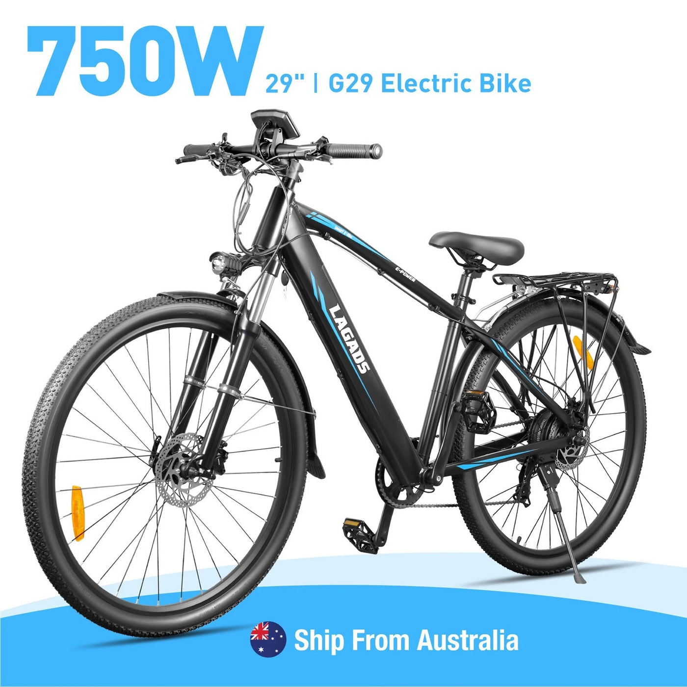 Lagads Vortex G29 eBike 48V Max Speed 32 km/h 6 Months Free Service