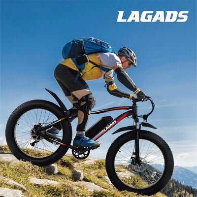 Lagads Thunder B6 eBike 1000W Fat Wheel 48v14.5Ah 6 Months Free Service