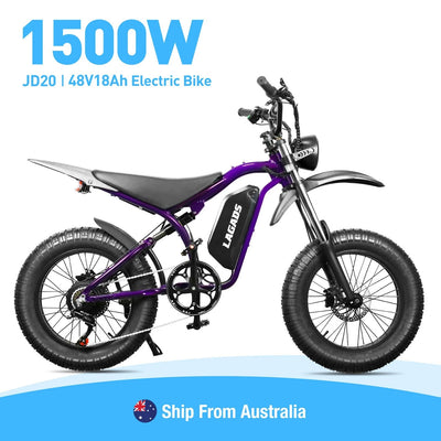 Lagads Storm JD20 Ebike 1500W 48V18Ah Battery 6 Months Free Service