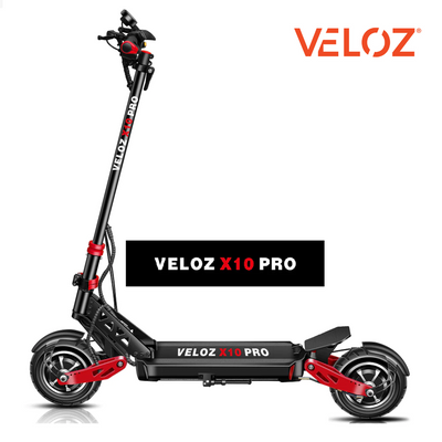 Electric Scooter VELOZ X10 PRO Dual Motor 2000W 65 KM/HR 18Ah/ 23Ah LG Battery 6 Months Free Service - EOzzie Electric Vehicles
