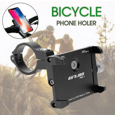 Mobile 360° Rotation Phone Holder Mount Alloy for Motorcycle Bicycle Bike - E-ozzie Electric Vehicles