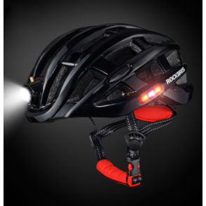 Helmet Cycling Mountain Bike Safety Helmet with LED Rear & Front Light - EOzzie Electric Vehicles