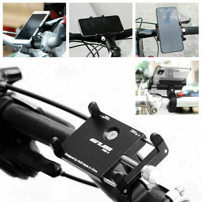 Mobile 360° Rotation Phone Holder Mount Alloy for Motorcycle Bicycle Bike - E-ozzie Electric Vehicles