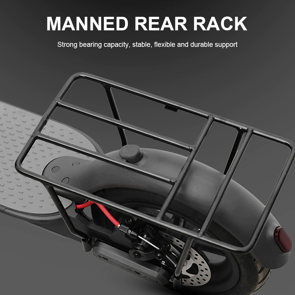 For XIAOMI M365/1S/Pro Electric Scooter Rear Rack Cargo Rack Quick Release Adjustable Scooter Carrier Scooter Back Shelf DIY mod - EOzzie Electric Vehicles
