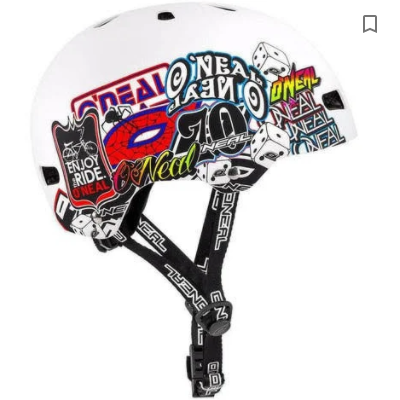 ONEAL DIRT LID ZF HELMET JUNKIE WHITE - EOzzie Electric Vehicles