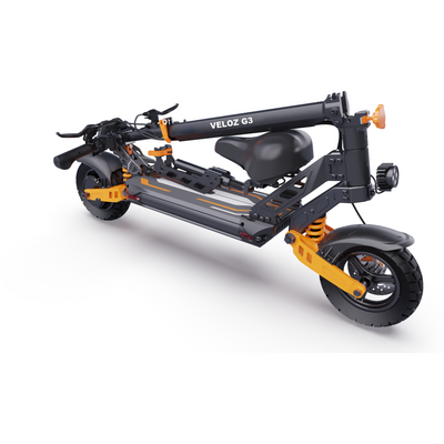 Electric Scooter VELOZ G3 1100W 60KM/HR 18Ah Portable Battery 6 Months Free Service - EOzzie Electric Vehicles