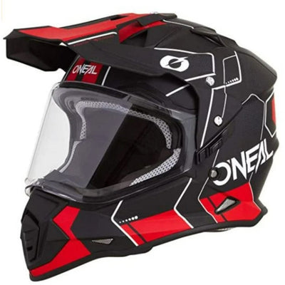 O'Neal Sierra V22 Black/Red Helmet - EOzzie Electric Vehicles